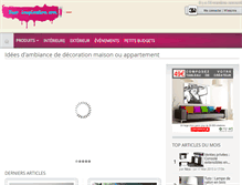 Tablet Screenshot of deco-inspiration.com
